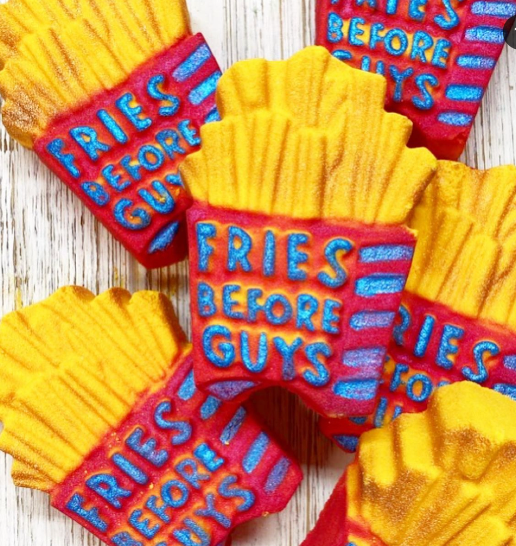 fries before guys bath bomb