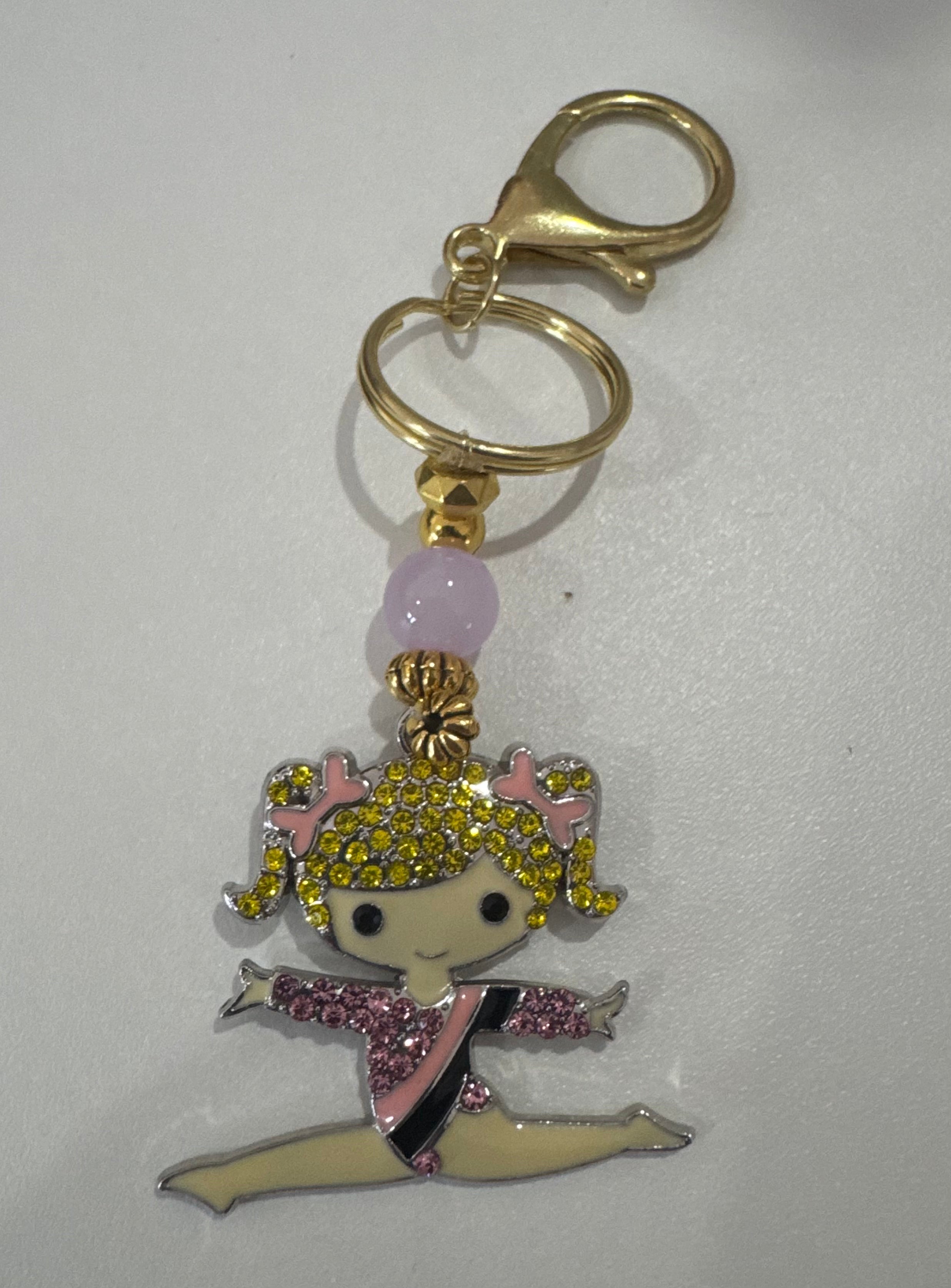 Gymnastics Keychain