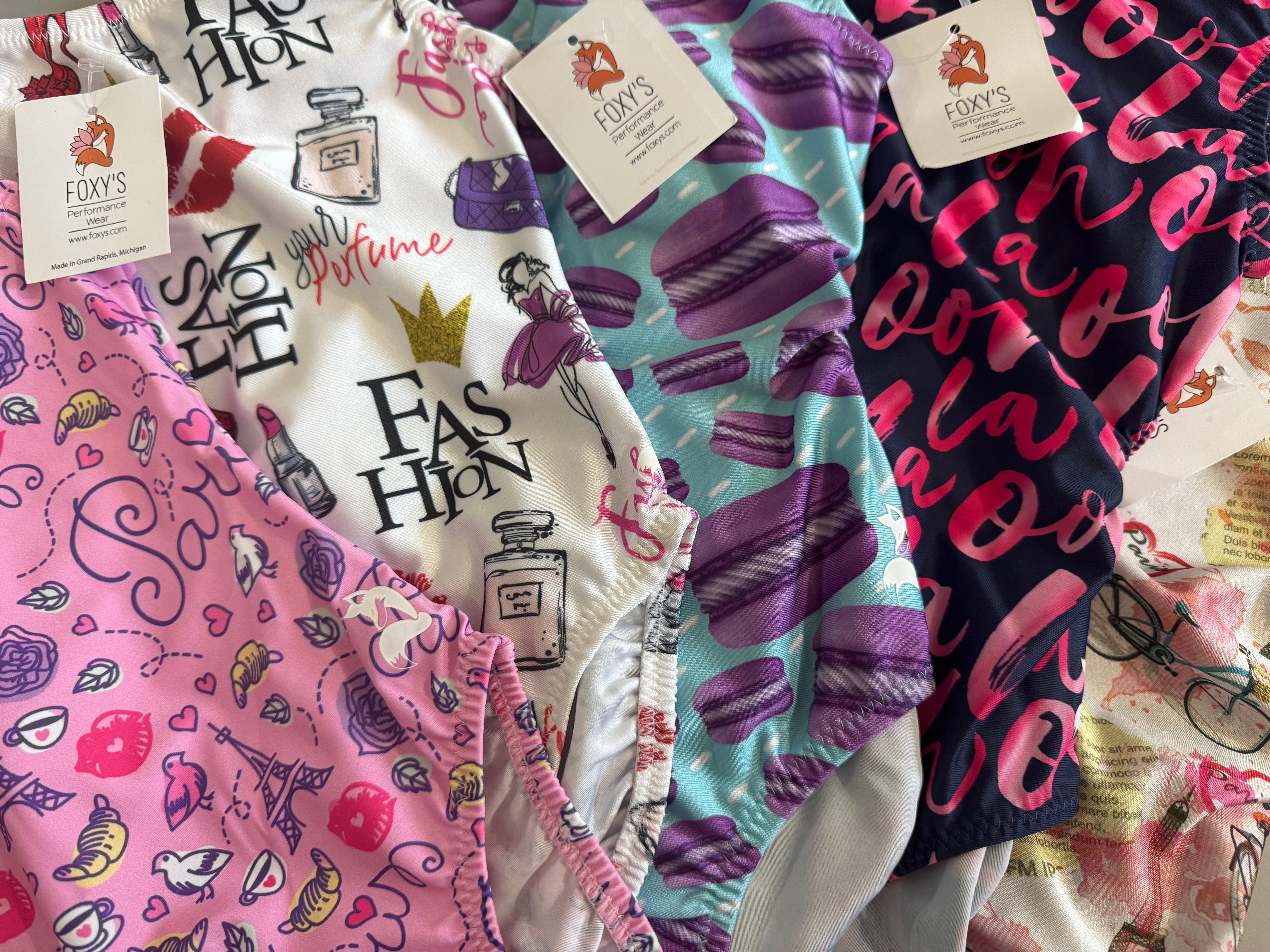 Mystery Surprise! Paris Leotards (open and closed-back)