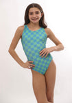 Oasis Check Leotard