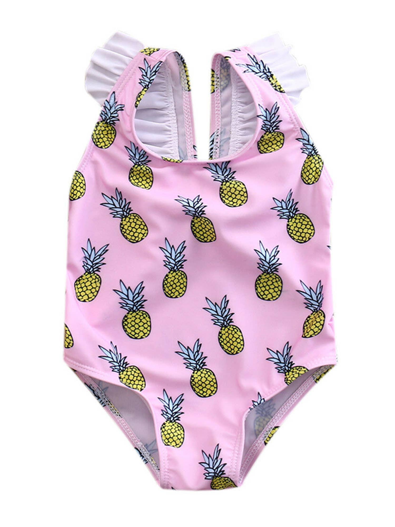 pink pineapple swimwear for girls 