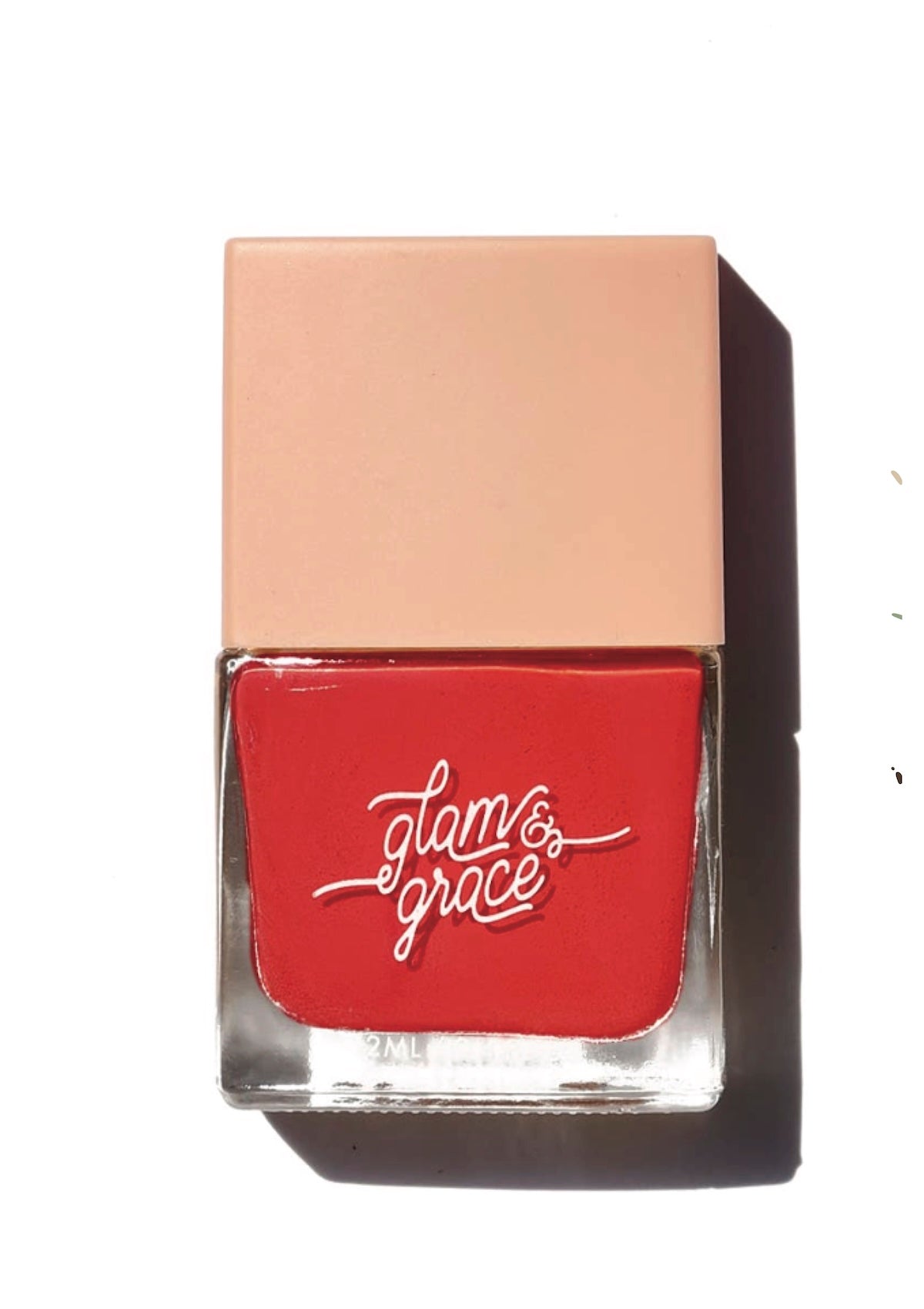 Ignite Your Inner Sparkle: Foxy's Poppy Red Non - Toxic Vegan & 10 - Free Nail Polish by Glam & Grace ✨ - Foxy’s