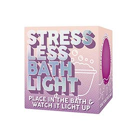 stress less bath light glow ball