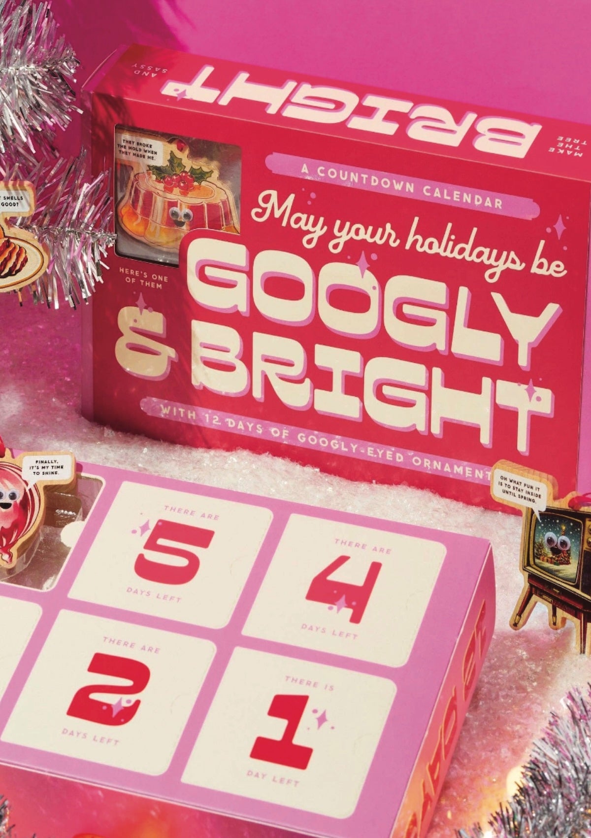 Brass Monkey Googly & Bright Holiday Advent Calendar - Foxy’s
