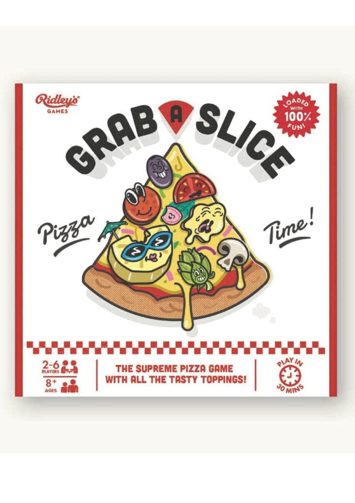 Grab a Slice Pizza Card Game - Fun Family Game Night for Kids & Adults! - Foxy’s