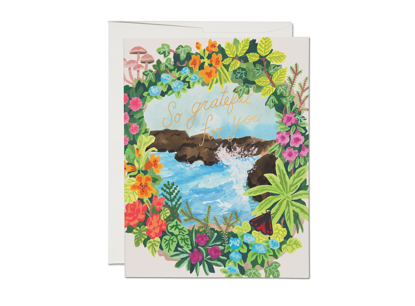 grateful for you greeting card