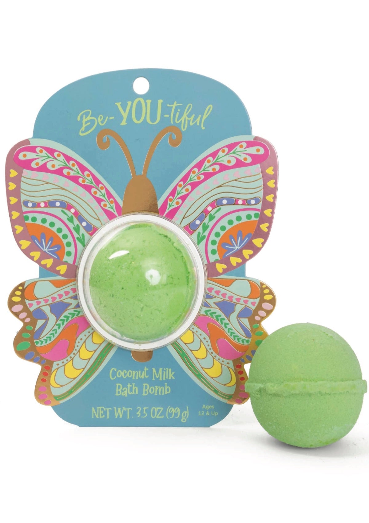 BeYOUtiful Butterfly Bath Bomb - Pineapple Coconut Scent - Foxy's Leotards - Foxy’s