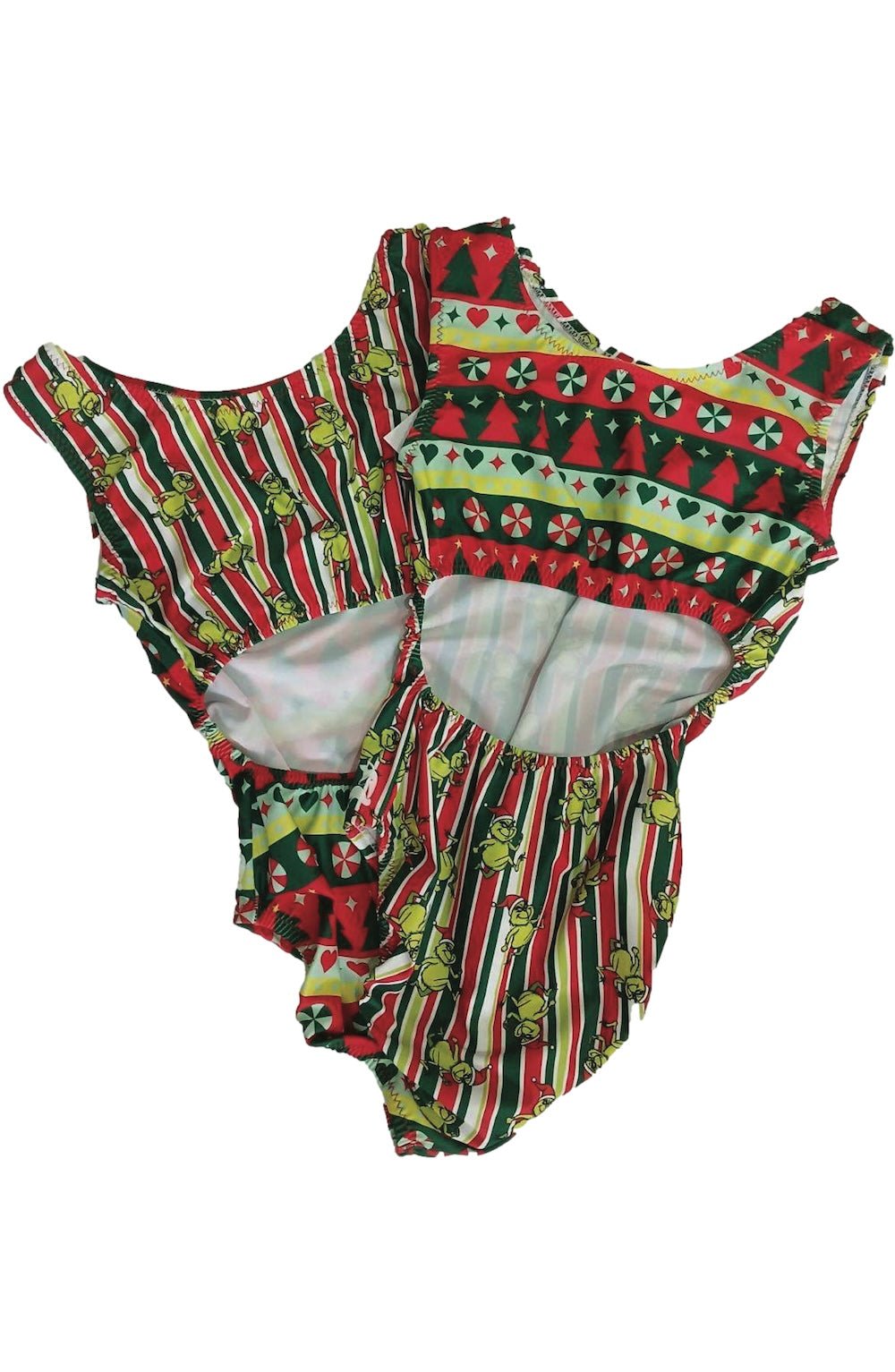 Grinchee Wonderland Vice Versa Leotard | Open-Back Tank Leotard - Foxy’s