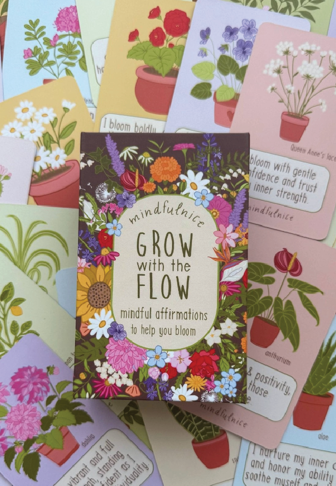 grow with the flow affirmation deck