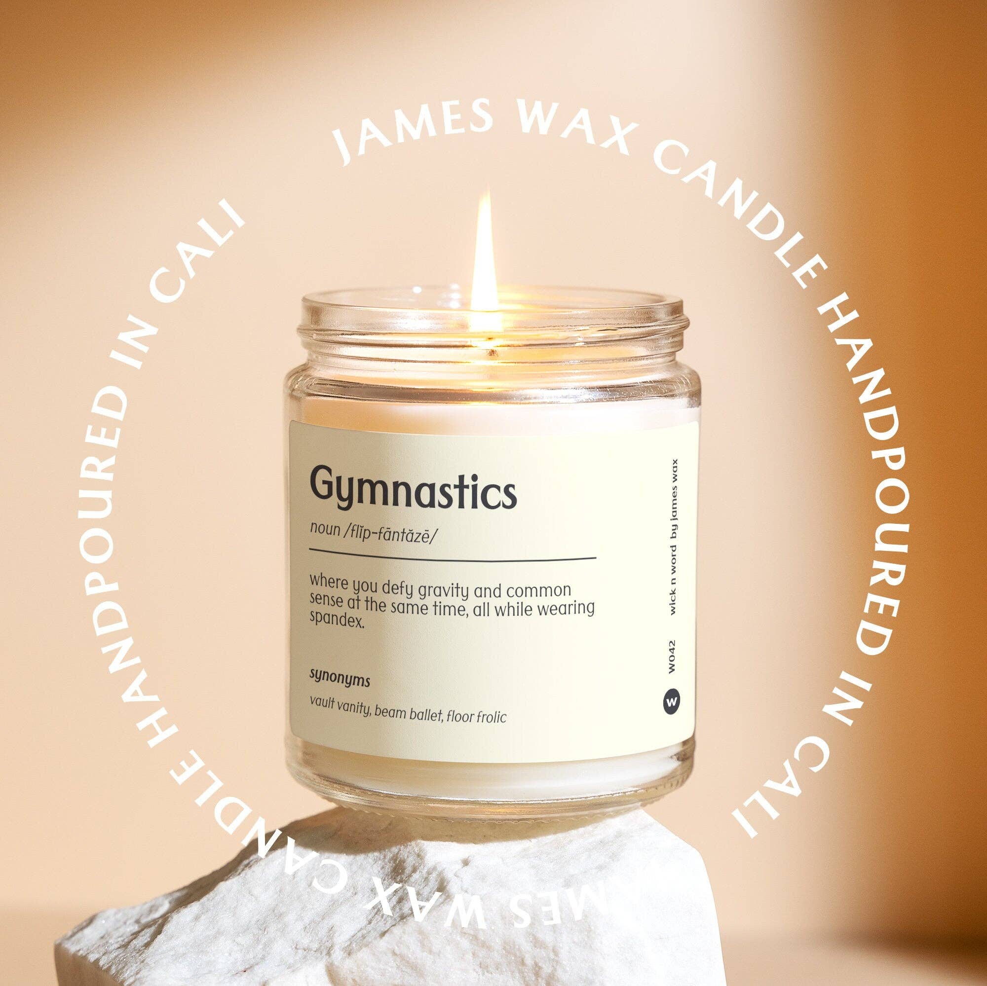 Personalized Gymnastics Gift Gymnastics Definition Candle Gift For Gymnast Best Gymnast Funny Surprise Gift Holiday Gift W042 - Foxy’s