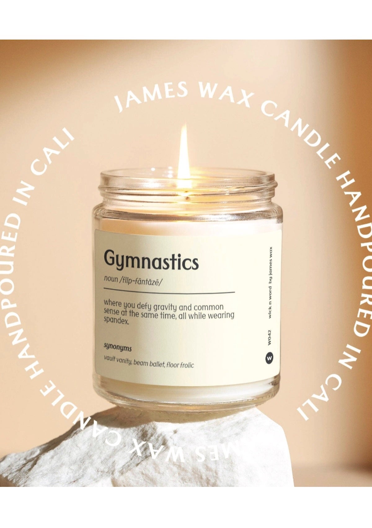 Personalized Gymnastics Gift Gymnastics Definition Candle Gift For Gymnast Best Gymnast Funny Surprise Gift Holiday Gift W042 - Foxy’s