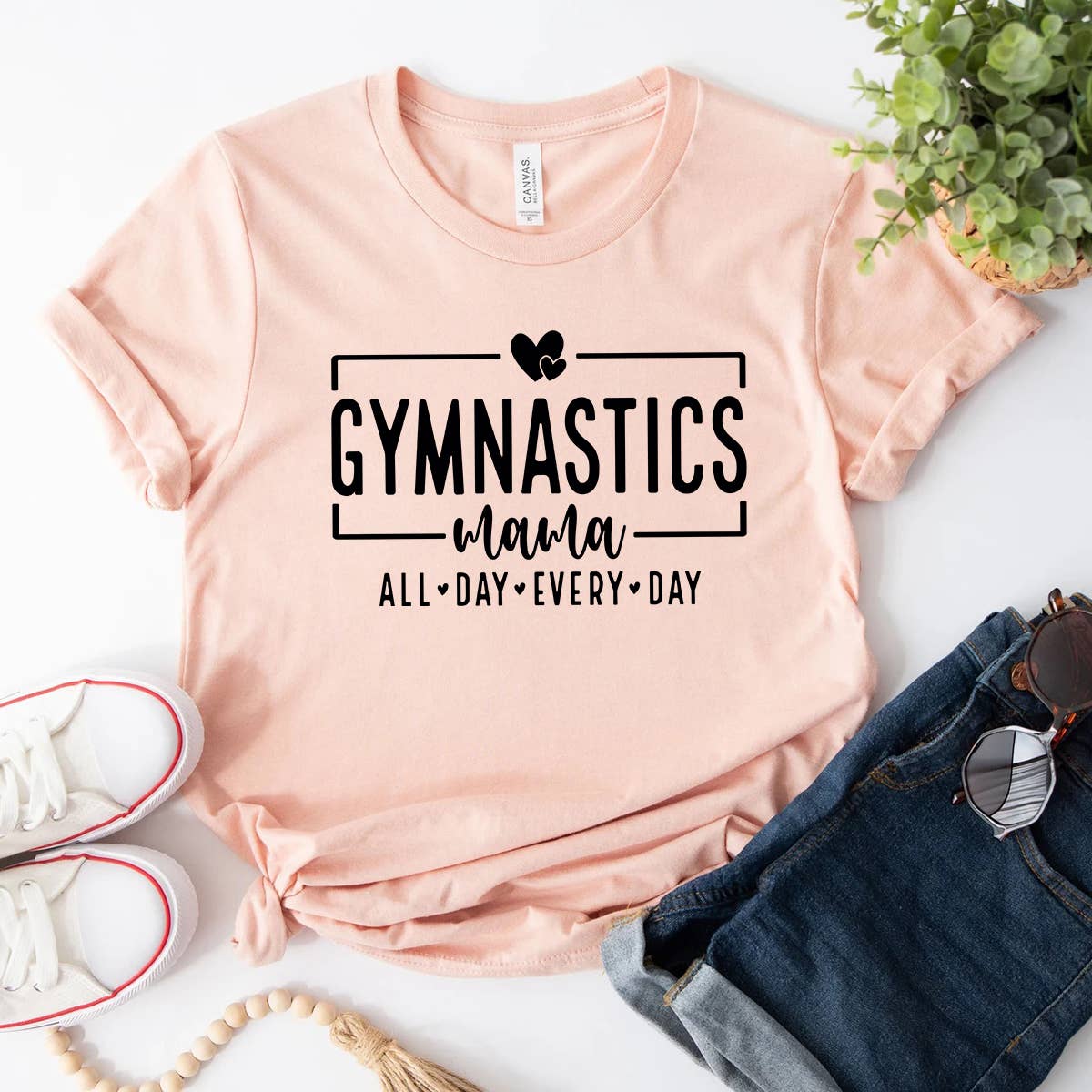 Gymnastics Mama Shirt Team Mom Competition Mode Life - Foxy’s