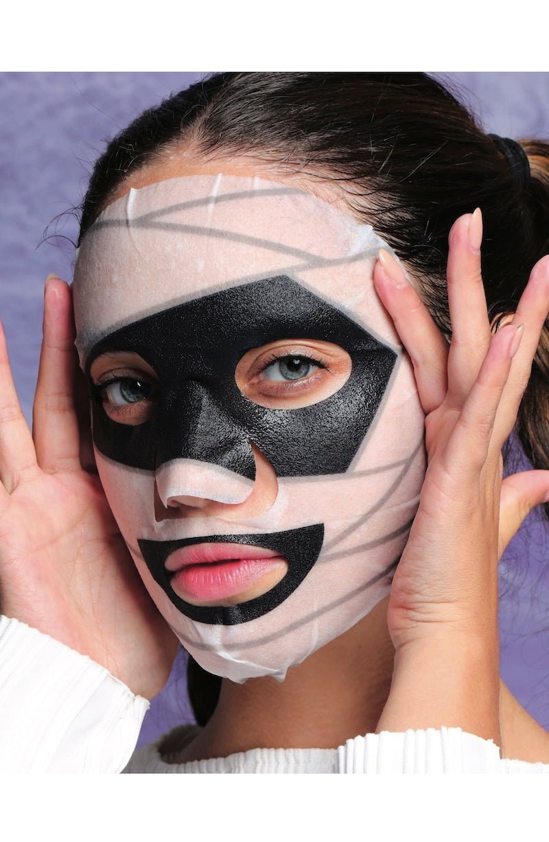 Mystery Halloween Sheet Masks – Witch, Mummy, Cat  - Foxy’s