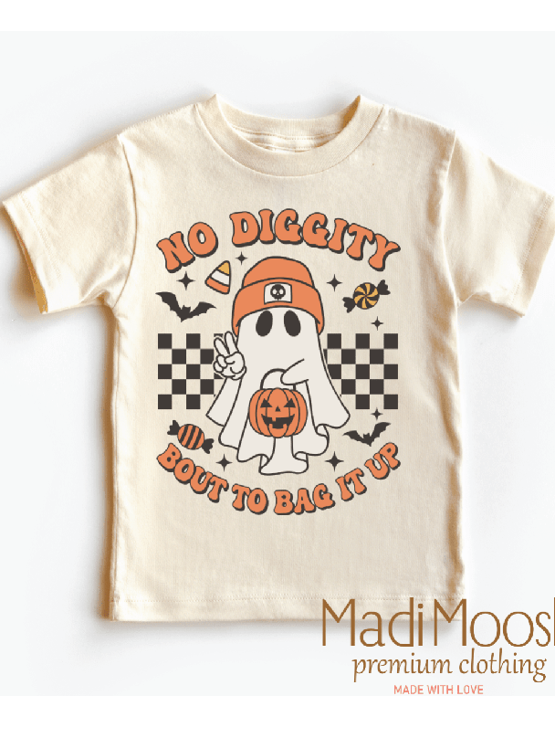 No Diggity About To Bag It Up Trick Or Treat Shirt - Halloween Shirt - Foxy’s