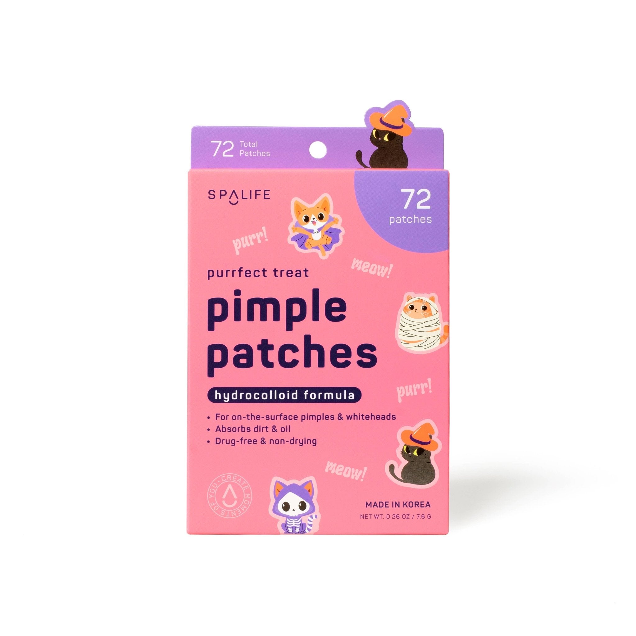 Purrrfect - Treat Hydrocolloid Halloween Pimple Patches - Foxy’s