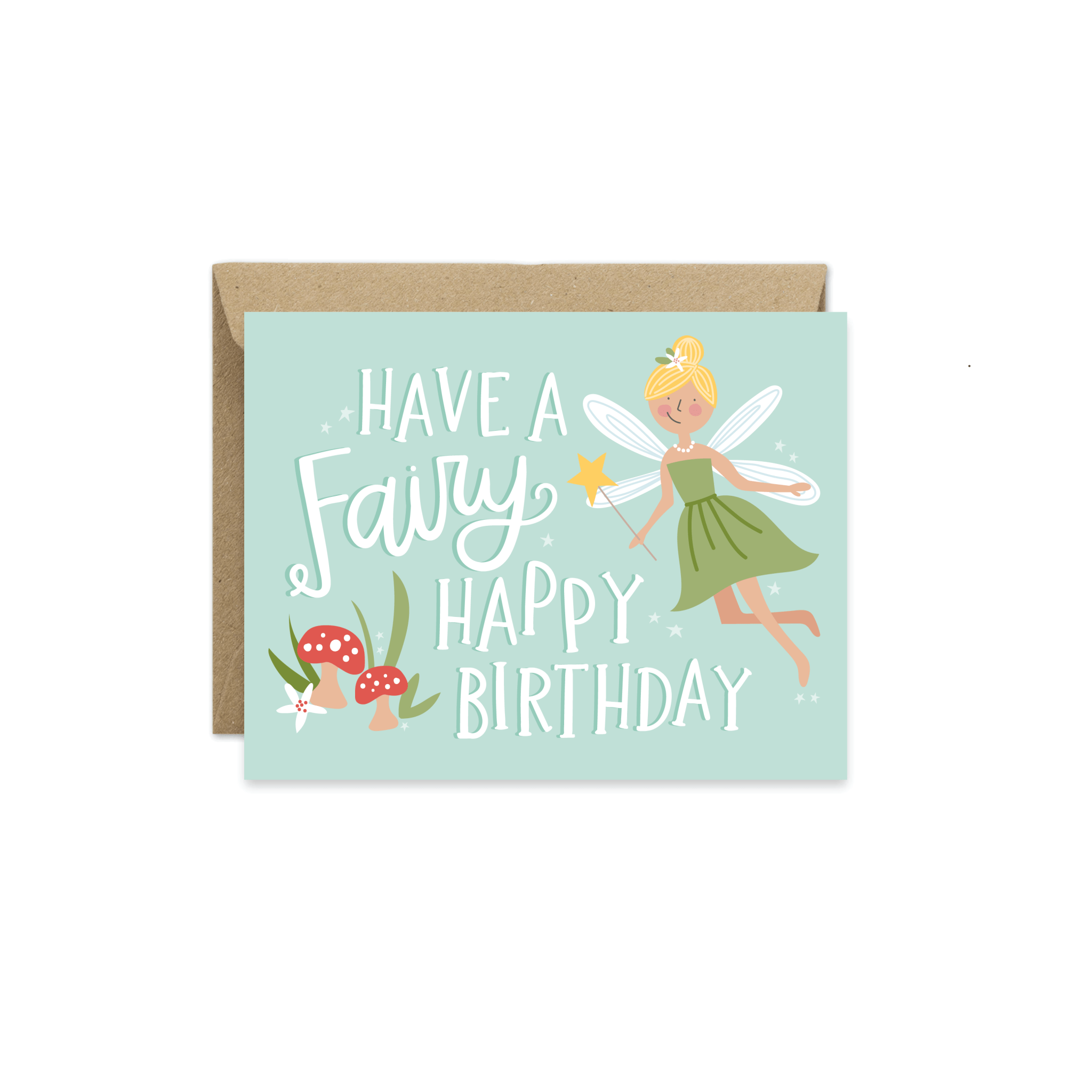 Fairy Happy Birthday Greeting Card - Foxy’s