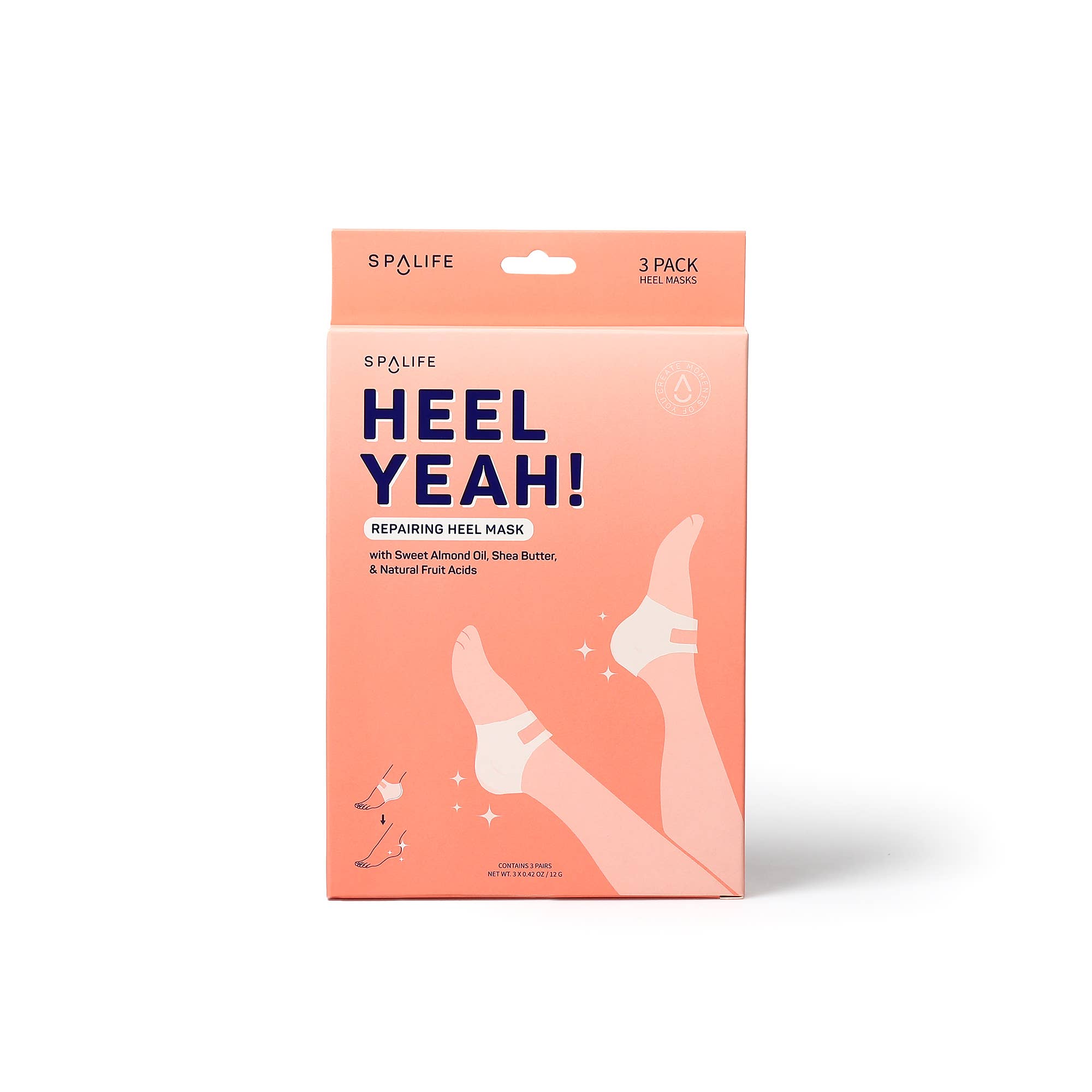Spalife heel repair mask packaging on a white background