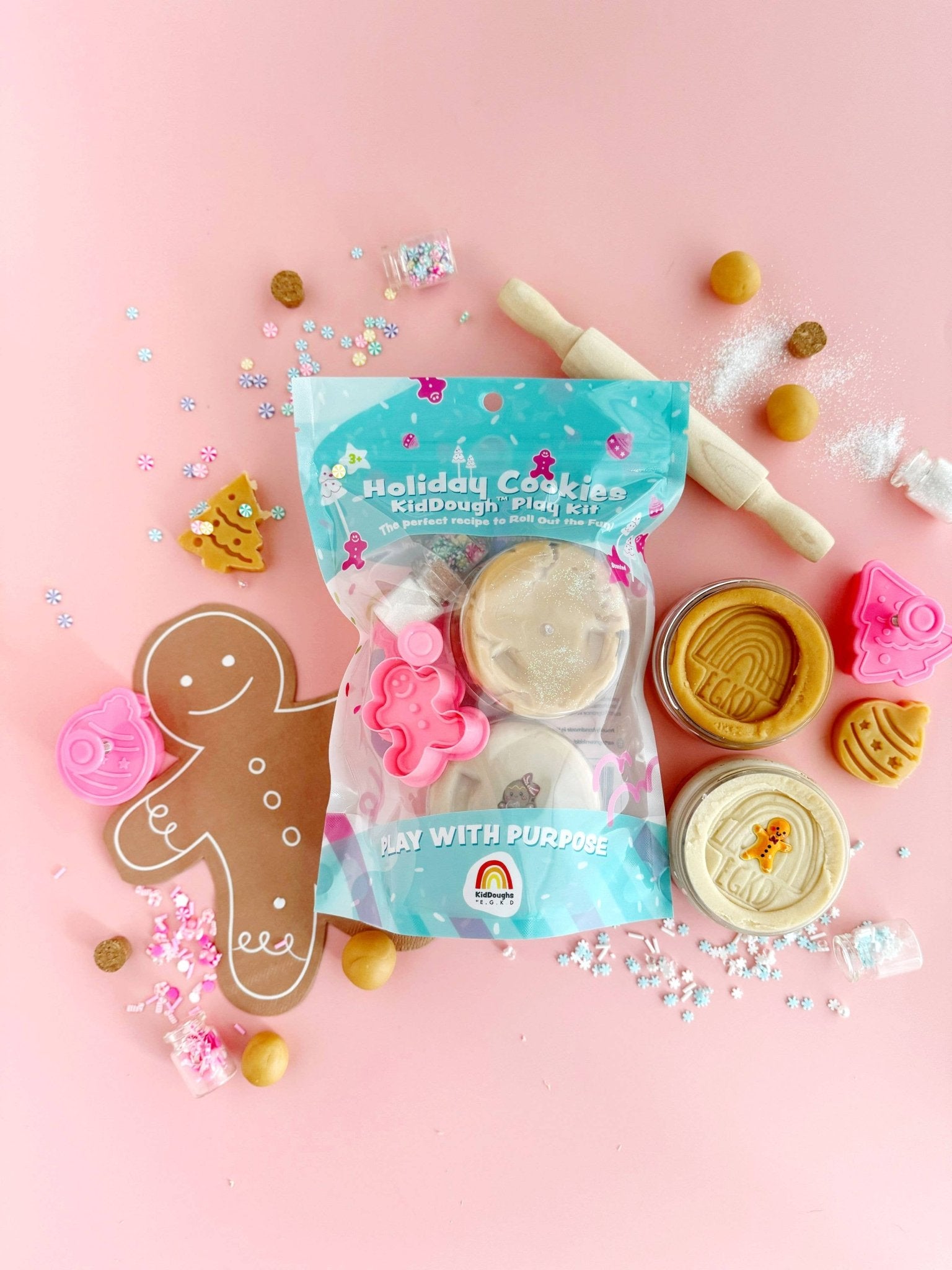 Holiday Cookies KidDough Play Kit - Foxy’s