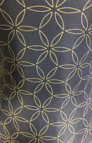 Sacred geometry printed fabric 