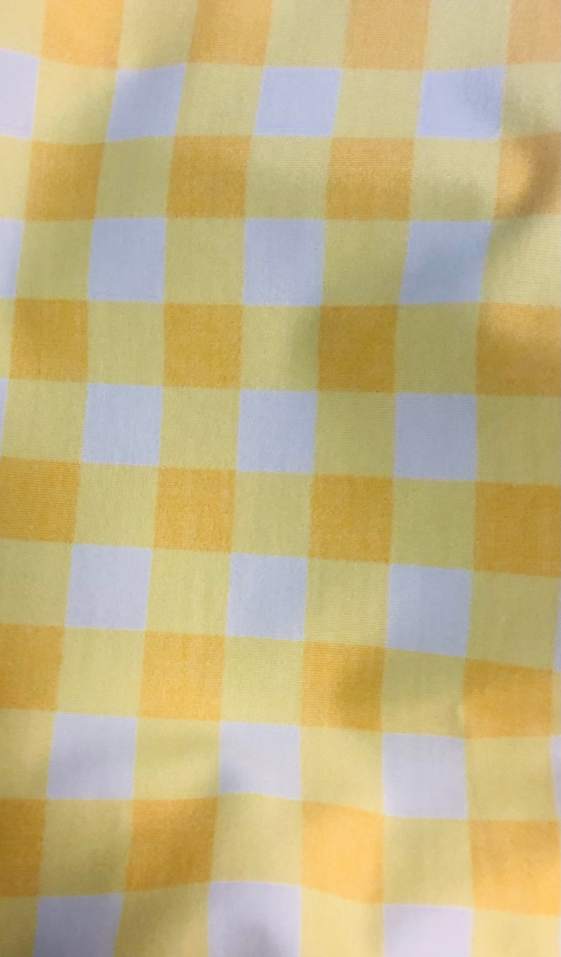 Yellow Gingham Leotard