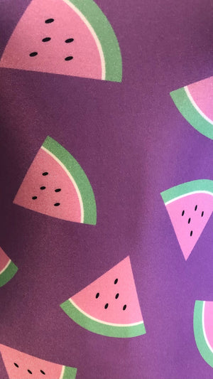 Purple watermelon fabric 