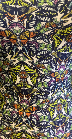 Butterfly mosaic print 