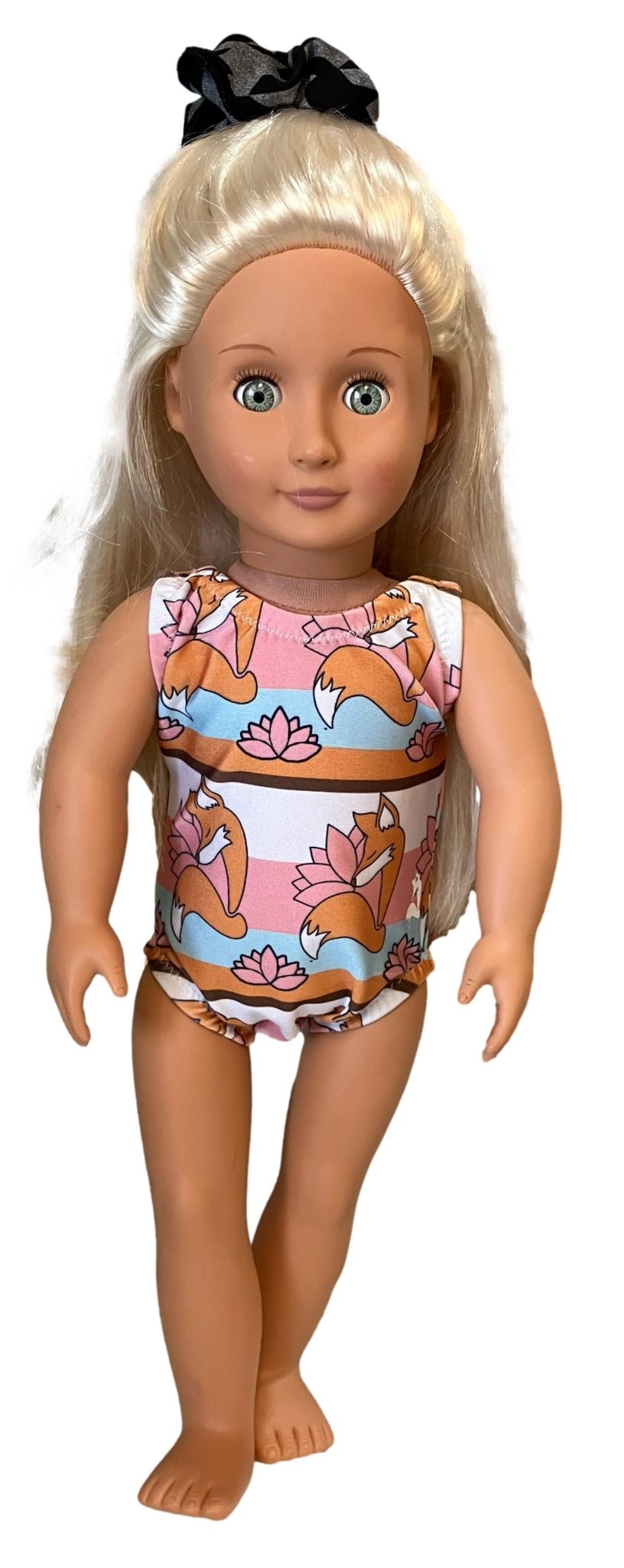 Foxy's Logo Doll Leotard - Fits American Girl Dolls - Gymnastics & Dance - Foxy’s