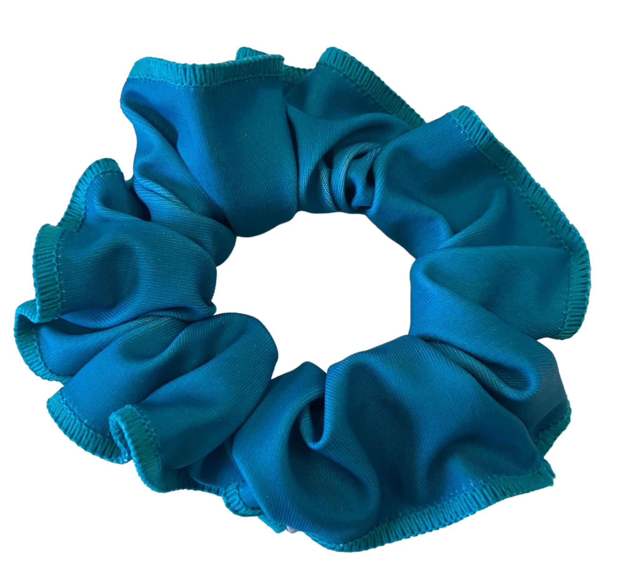 Teal Scrunchie for gymnasts