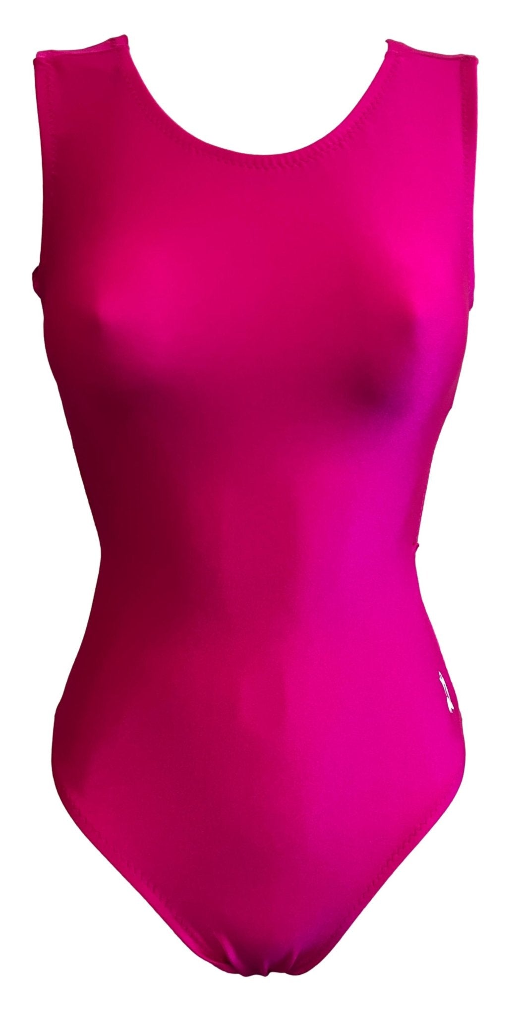 Magenta Pink Gymnastics Leotard - Foxy's Solid Open Back Leotard for Girls - Foxy’s