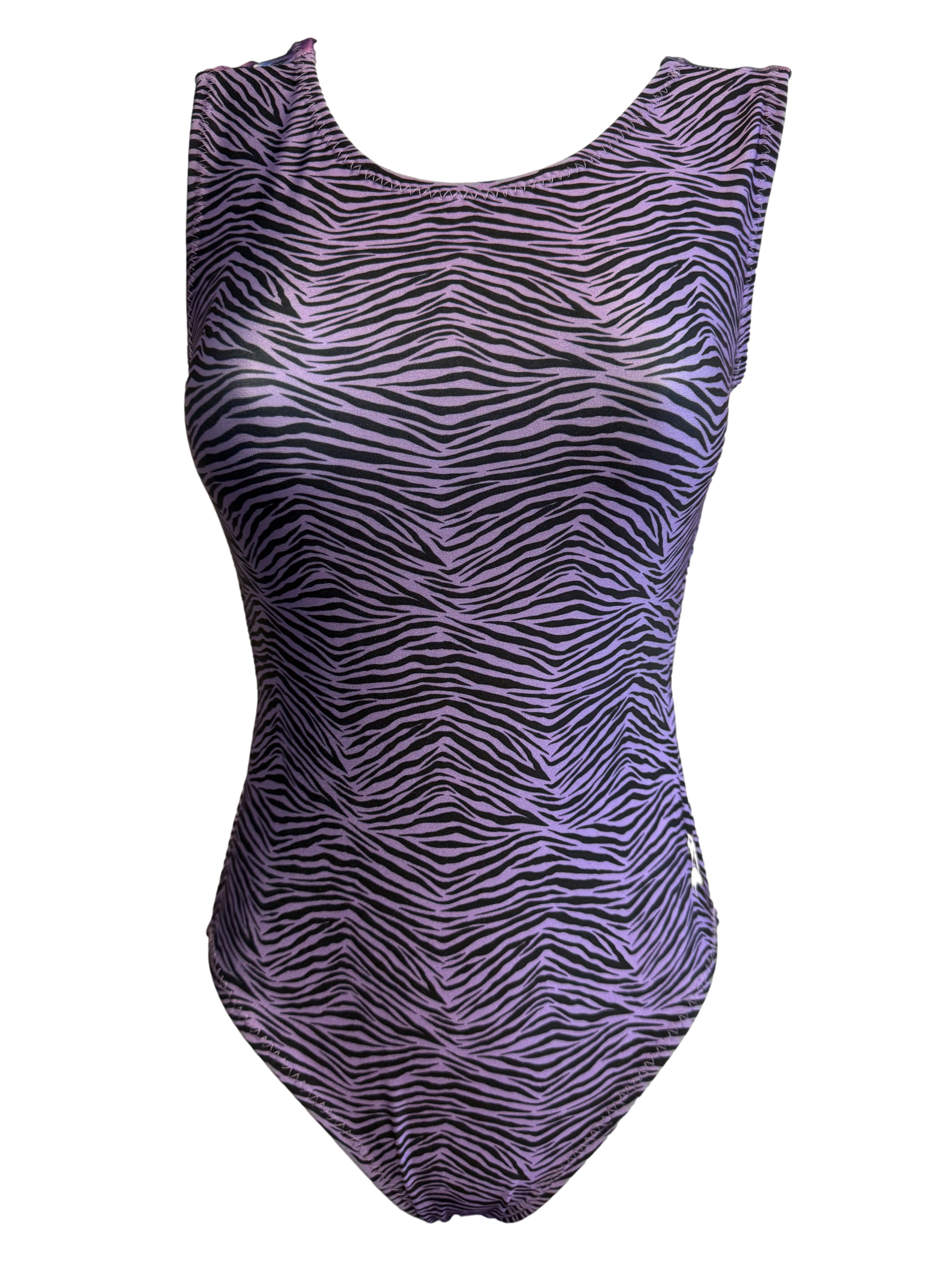 Purple Zebra Zazz VICE VERSA Leotards (Choose Your Style)