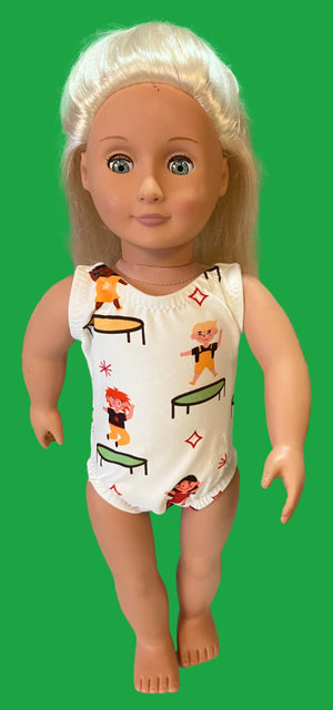 Ultra Soft Trampoline Fun Tumble Doll Leotard