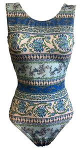 Foxy's Blue Day Tapestry Leotard 