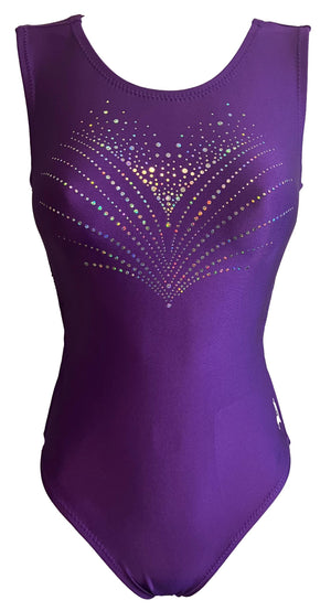 Foxy's Purple Bling Leotard