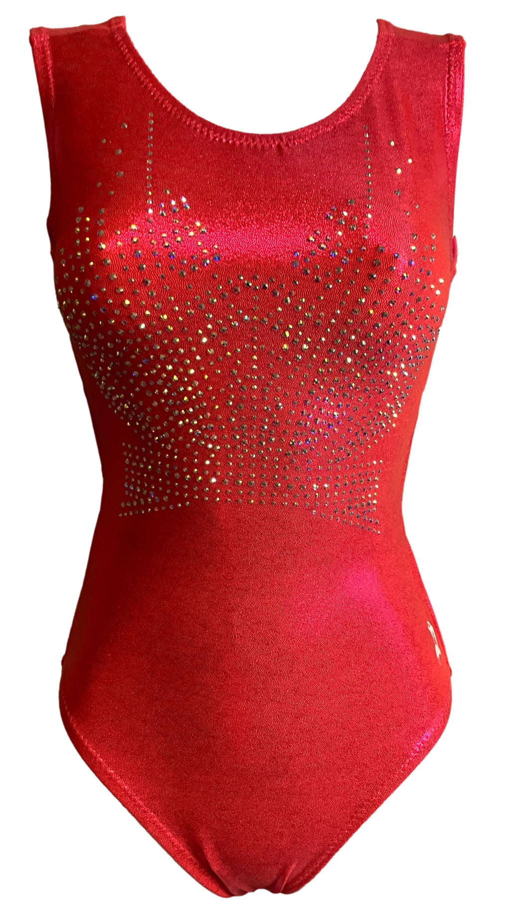 Foxy's Bling Leotard Vibrant Coral