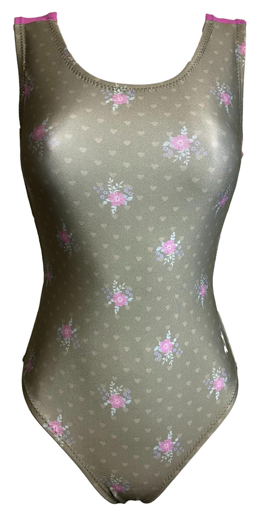 Foxy's Sage Flowers Leotard