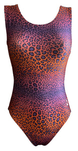 Ombre Leopard Leotard