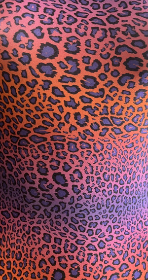 Ombre Leopard Leotard