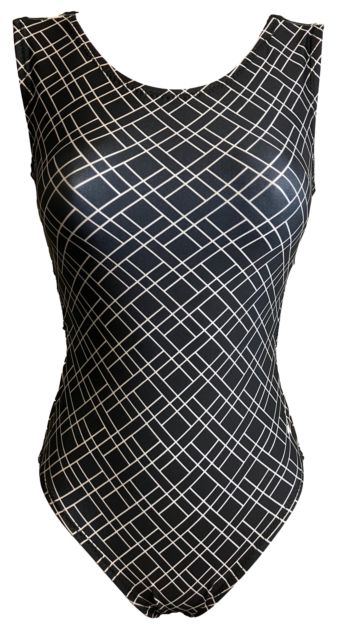 Chic Daisy Leotard-Basket Weave Front 