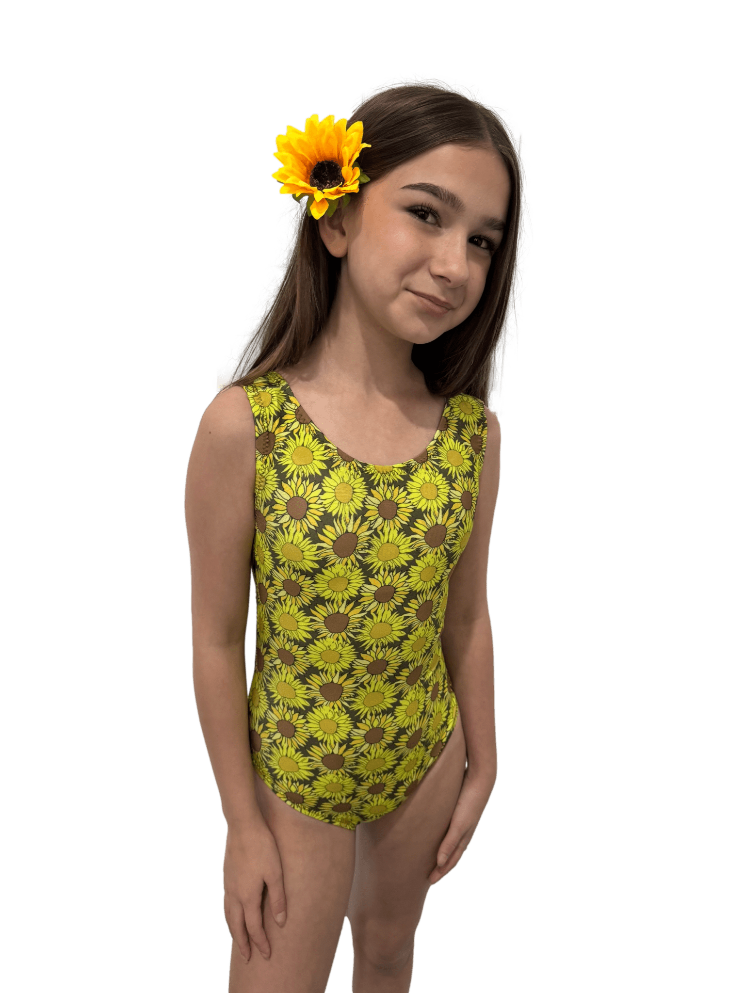 Sunflower Dreamz Gymnastics Leotard - Foxy's - Comfortable & Stylish for Girls - Foxy’s