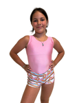 foxy's pink leotard for ballet and gymnastics