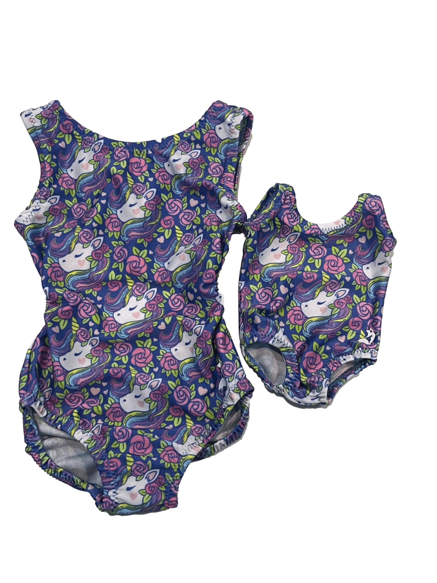 Majestic Unicorn Tumble Tot Set with Matching Doll Leotard - Foxy’s