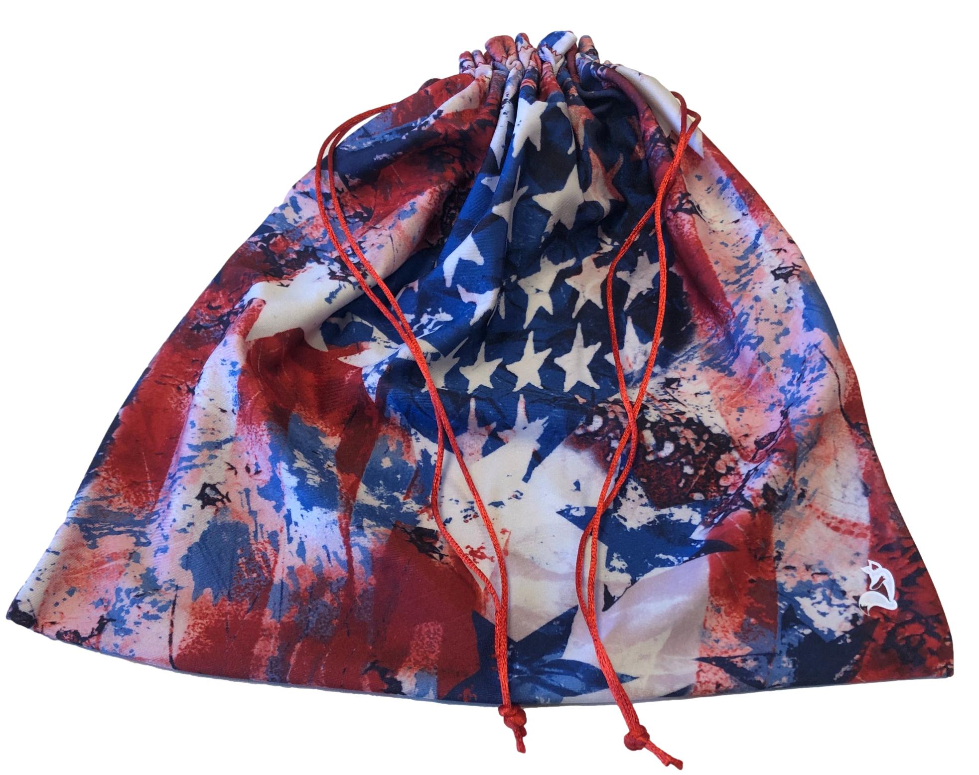 Vintage America Drawstring Bag