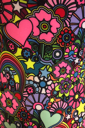 Fabric Shot Groovy Nights leotard for girls