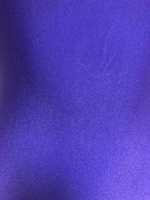 Fabric shot Solid purple leotard for girls 