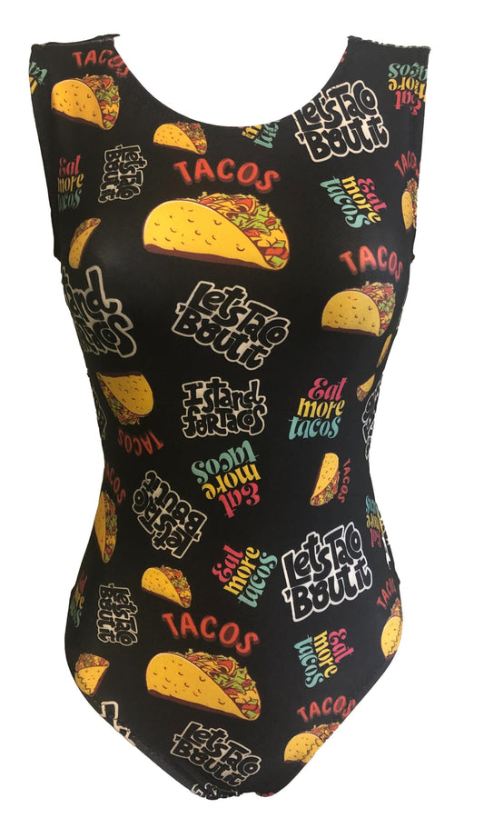 Let's Taco Bout It loetard for girls 