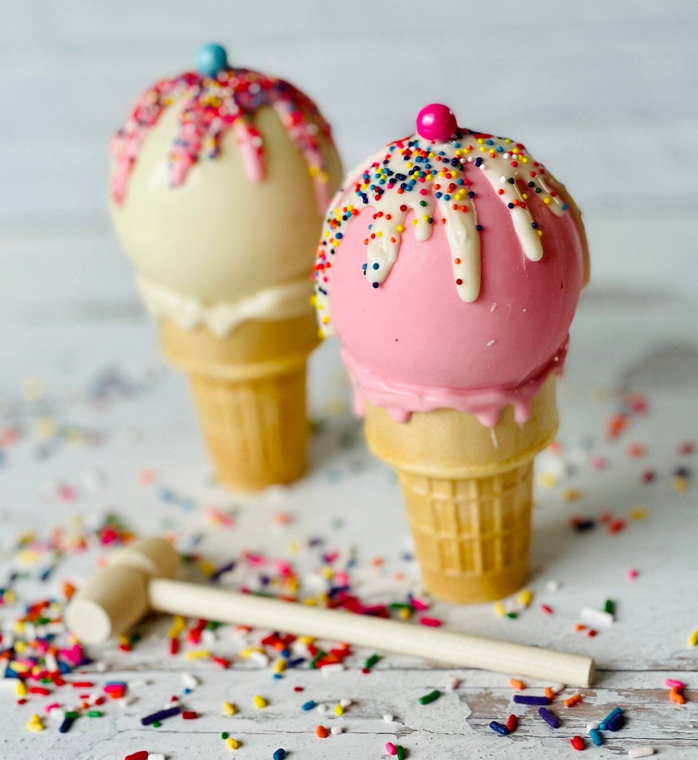 Chocolate Breakable Ice Cream Cones - Foxy’s