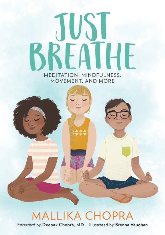 just breathe children's yoga book