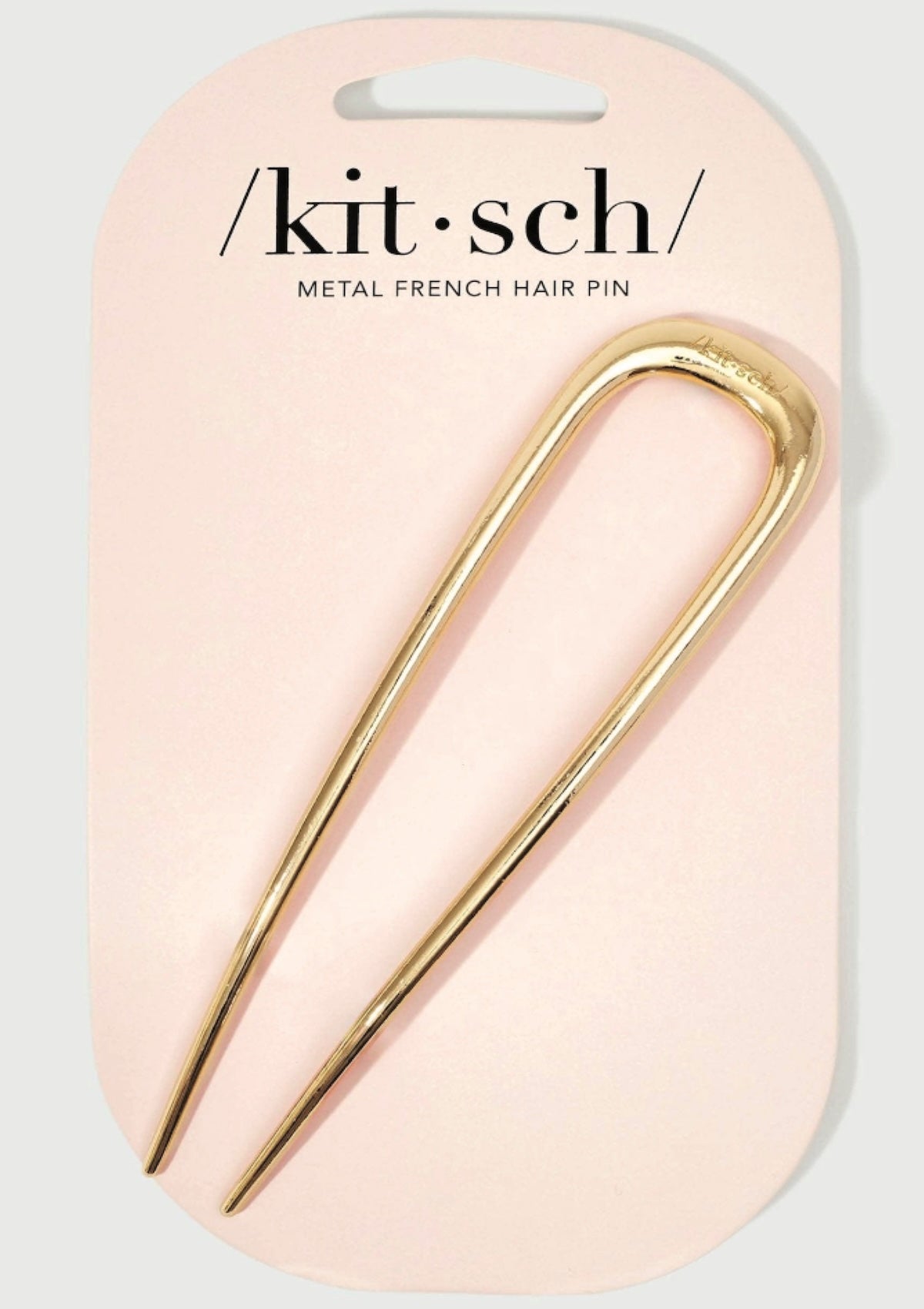 Metal French Hair Pin - Gold - Foxy’s