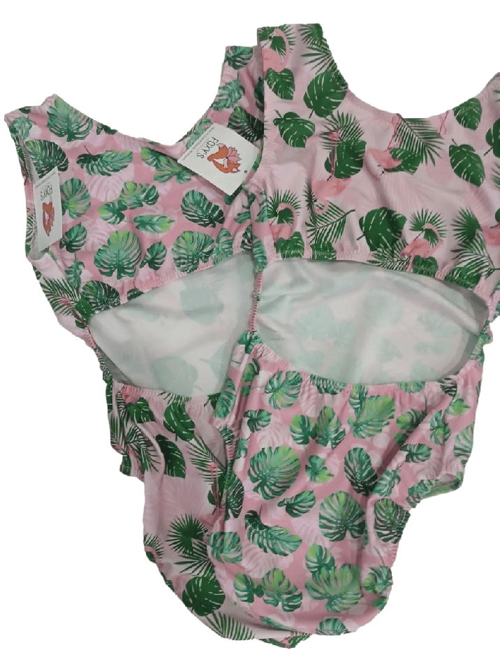 Laguna Palm Vice Versa Flamingo Leotard Set for Gymnastics & Dance - Foxy’s