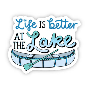 life is better at the lake sticker